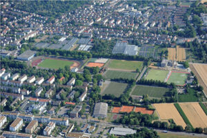 Luftbild auf Ludwigsburg Oßweil